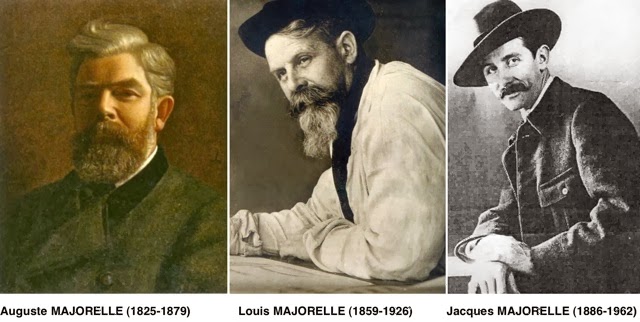 les majorelle:pere Auguste, fils Louis et petit-fils Jacques