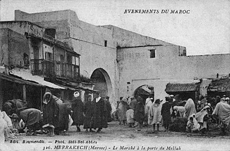 Marche Porte Mellah Marrakech