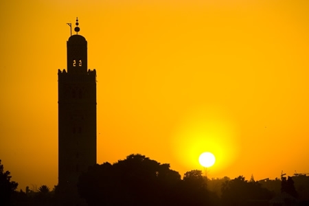 Koutoubia Marrakech sunset