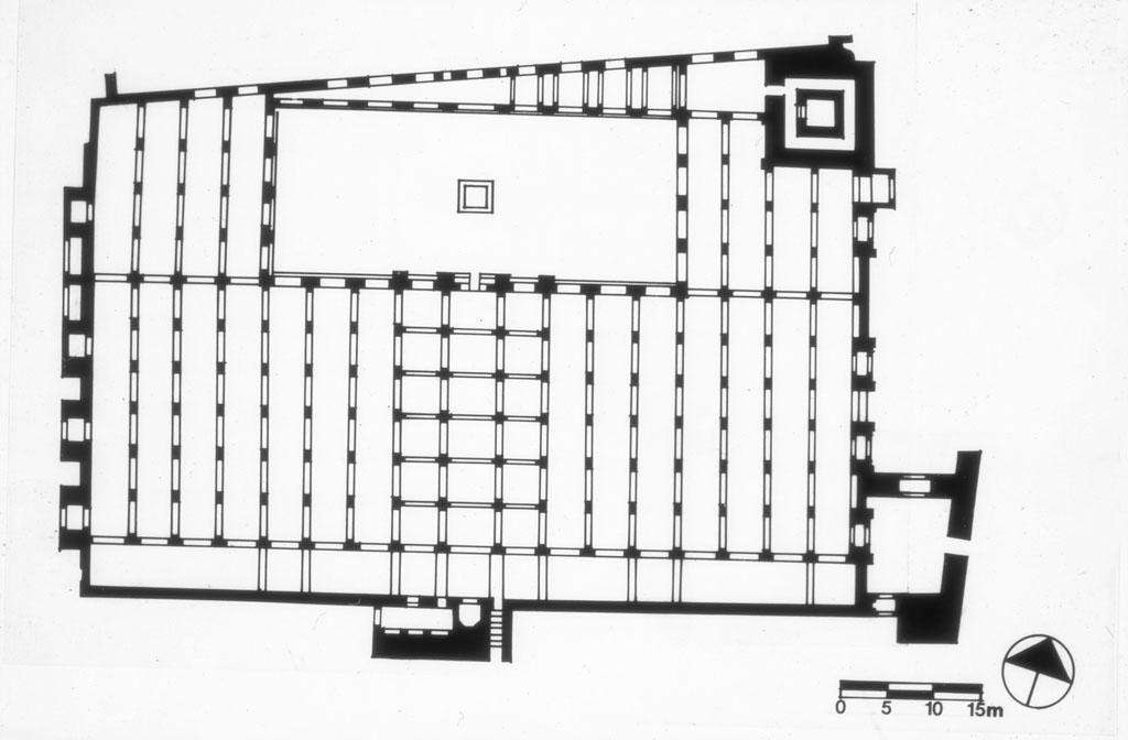 Plan de la Koutoubia - plan hypsostyle