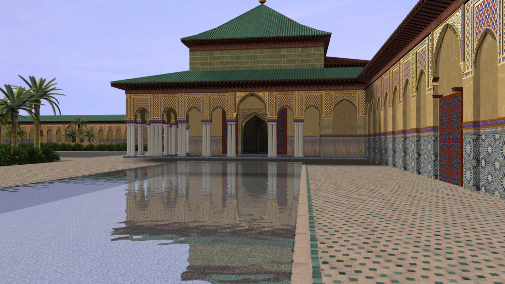 Palais El Badi Marrakech | Visite Virtuelle, Saadien Al Mansour, Info ...