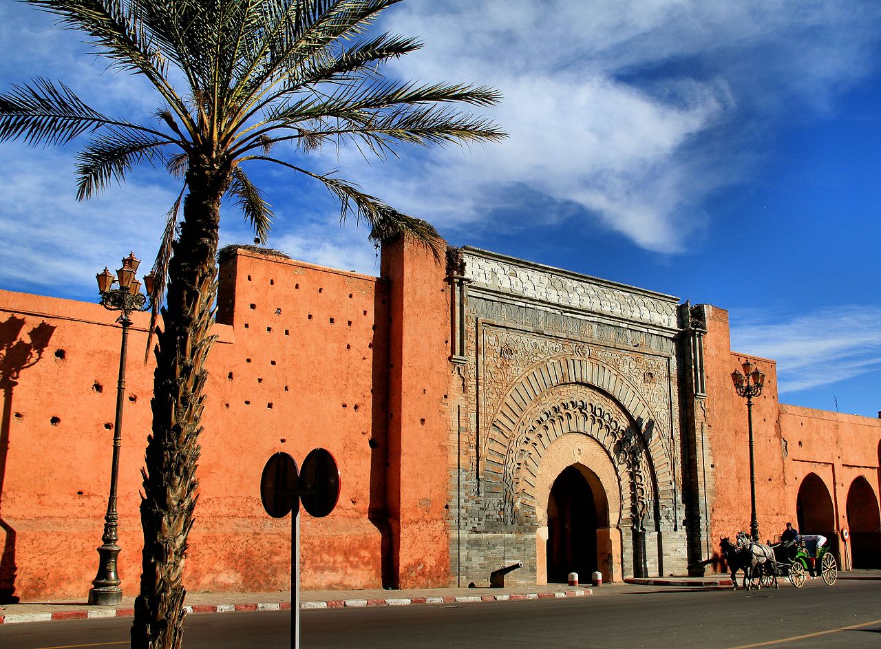 Marrakech Porte Bab Agnaou Medina Kasbah - history of marrakech