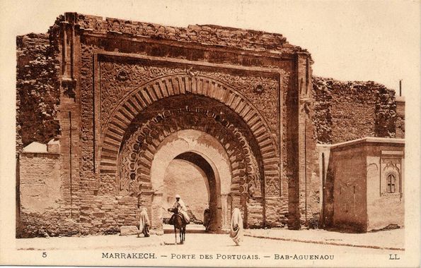 bab agnaou - carte postale ancienne © Mangin@Marrakech