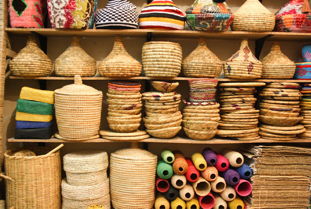 panier souk Maroc - Négocier aux Souks à Marrakech