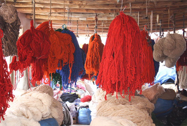 teinturiers souk Marrakech