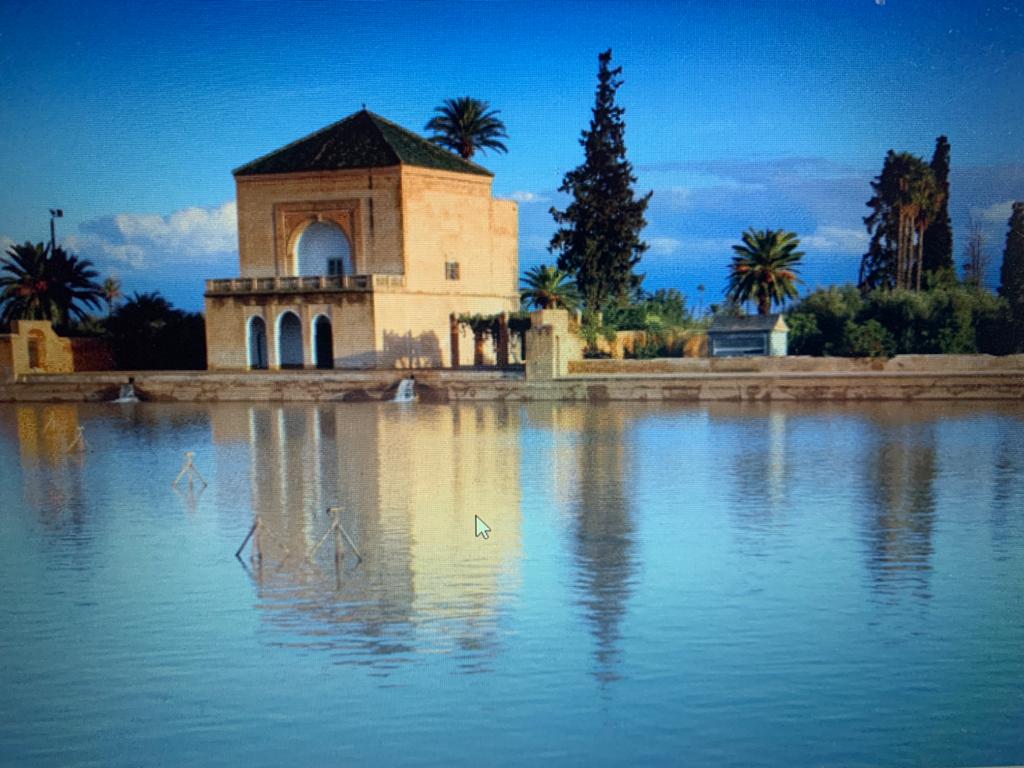 Jardin de la Ménara - Bassin et Pavillon