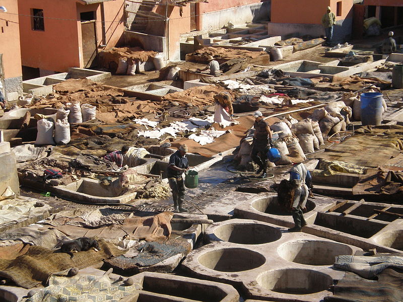 tanneur souk tannerie marrakech